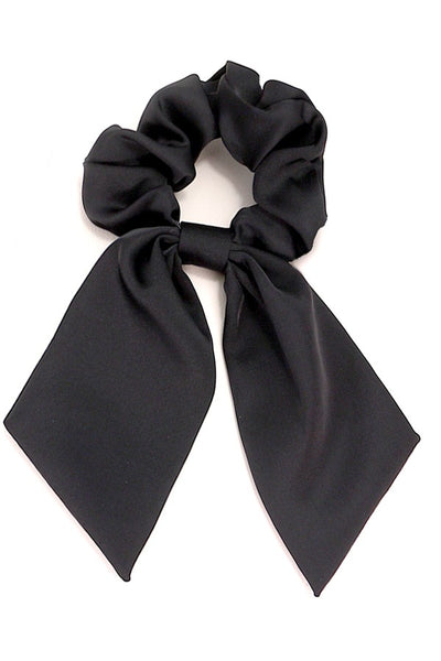 SILKY LONG BOW RIBBON SCRUNCHES | 40S723