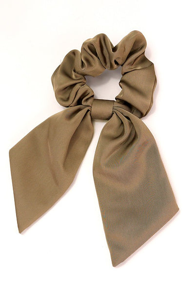 SILKY LONG BOW RIBBON SCRUNCHES | 40S723