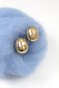 OVAL BALL SHAPE STUD EARRINGS | 80E2691