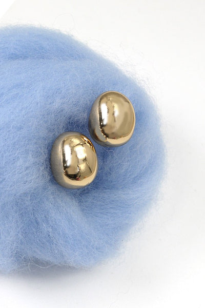 OVAL BALL SHAPE STUD EARRINGS | 80E2691