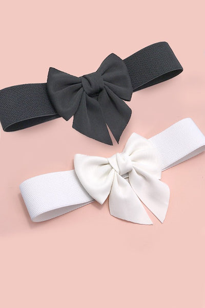 STRETCHABLE ELASTIC BOW BELT | 40BT630