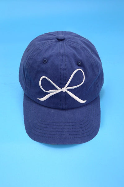 BOW RIBBON BASEBALL HAT CAP |  40HW720