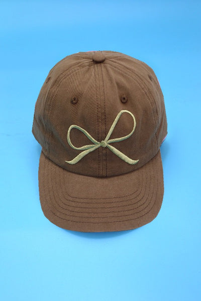 BOW RIBBON BASEBALL HAT CAP |  40HW720