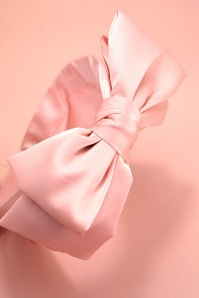 SATIN BOW HEADBAND HAIR BAND | 40HB153