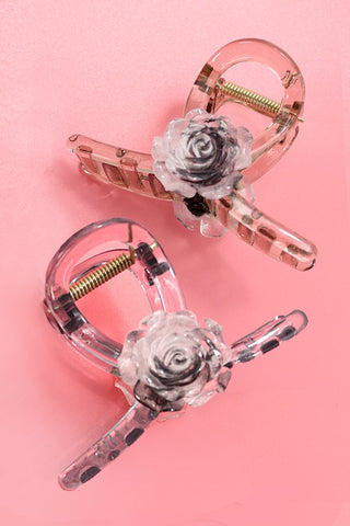 BLOSSOM ROSE BUD HAIR CLAW CLIPS | 40H766