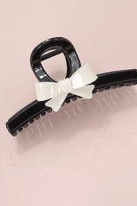 LARGE CELLULOSE CUTE BOW RIBBON HAIR CLAW CLIPS | 40H765