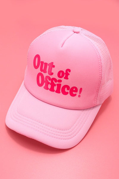 OUT OF OFFICE TRUCKER HAT CAP | 40HW723