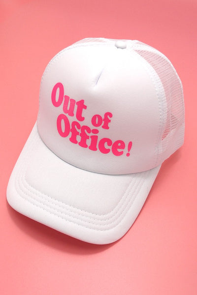 OUT OF OFFICE TRUCKER HAT CAP | 40HW723