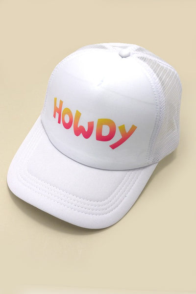 HOWDY TRUCKER HAT CAP | 40HW724