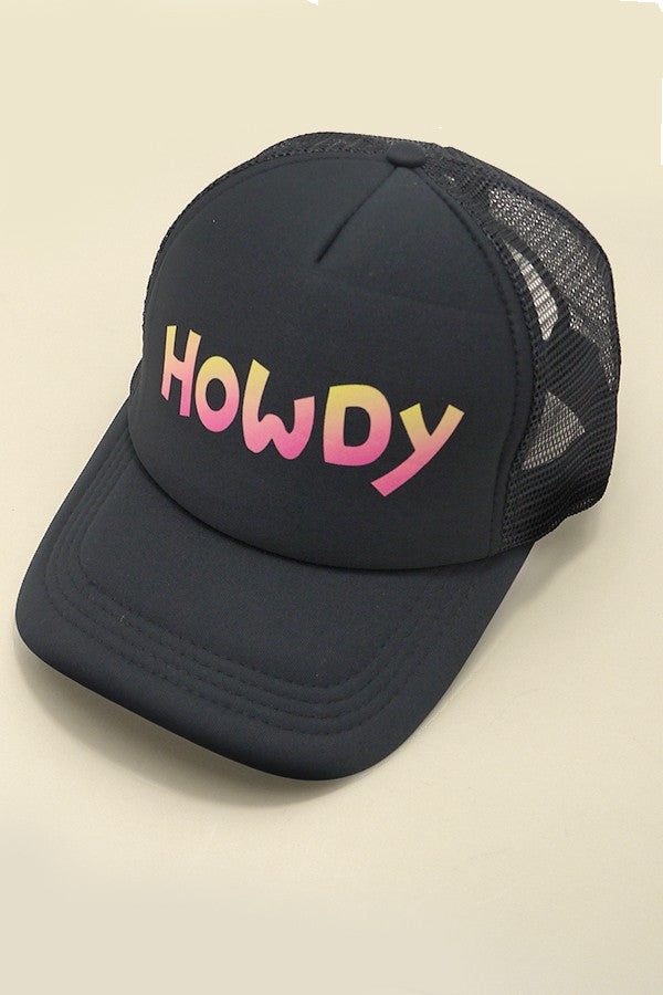 HOWDY TRUCKER HAT CAP | 40HW724