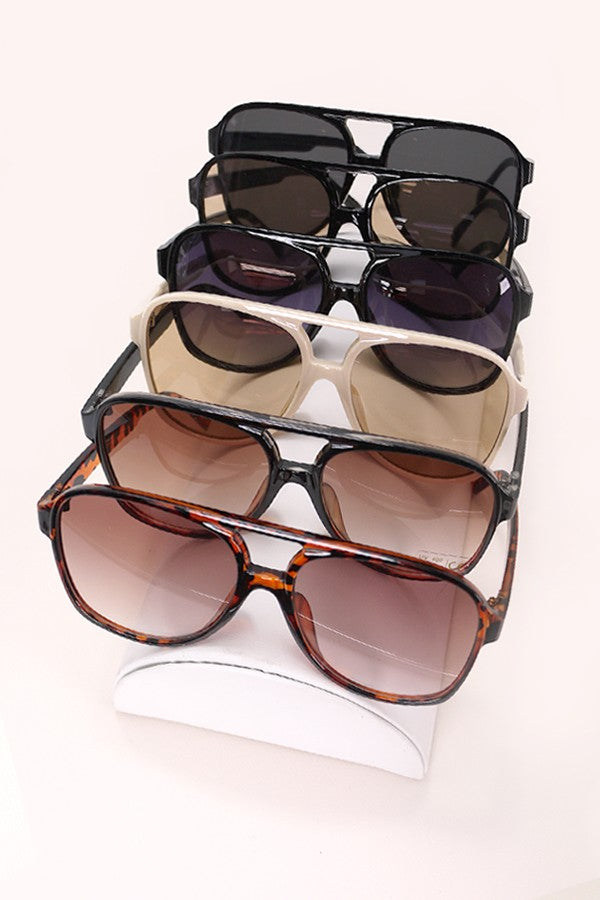 CLASSIC OVERSIZED FRAME SUNGLASSES PACK OF 12 | 40SG811