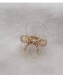 CLASSIC PEARL BOW RING | 31R24009