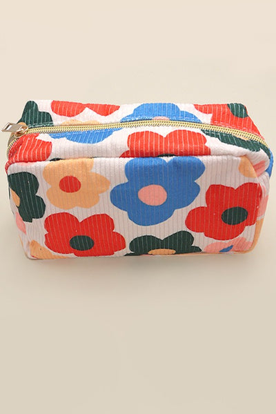 FLOWER HEART MAKEUP COSMETIC POUCH BAG | 40P526