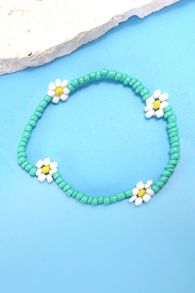 SEED BEAD FLORAL COLORFUL BRACELET | 40B111