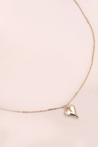 PETITE DELICATE GOLD HEART NECKLACE | 80N593