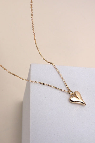 PETITE DELICATE GOLD HEART NECKLACE | 80N593