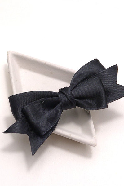 DOUBLE BOW RIBBON HAIR CLIPS | 40H780