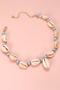 SUMMER BEACH PUKA SHELL NECKLACE | 80N661