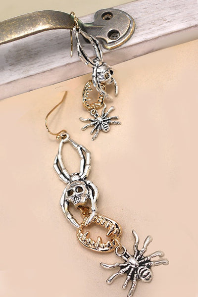 HALLOWEEN SPIDER DROP EARRINGS | 80E3294