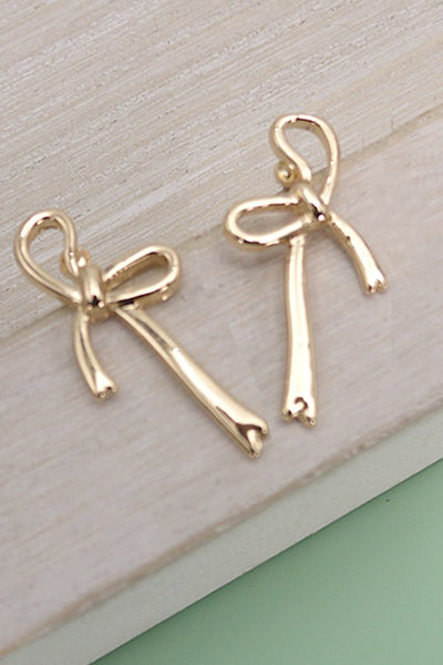 CHIC BOW STUD EARRINGS | 31E24533