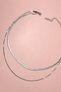 STAINLESS STEEL TARNISH FREE  MULTI LAYER NECKLACE | 40NK315