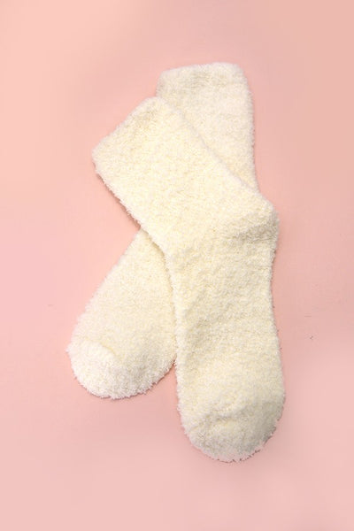 HOLIDAY WARM CORAL FLEECE PLUSH FUZZY SOCKS | 40S02049