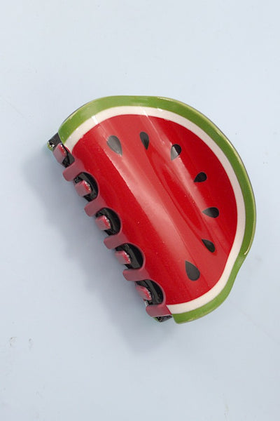 FRUIT STRAWBERRY WATERMELON HAIR CLAW CLIPS | 40H803