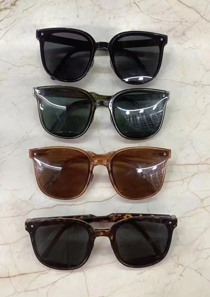 OVERSIZED ACETATE ASSORTED SUNGLASSES 12PCS SET | 40SG812