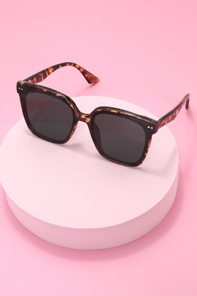 ACETATE SQUARE CATEYE SUNGLASSES SET | 40SG813