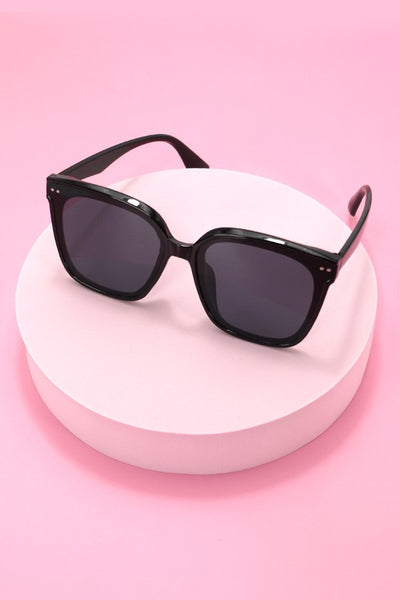 ACETATE SQUARE CATEYE SUNGLASSES SET | 40SG813