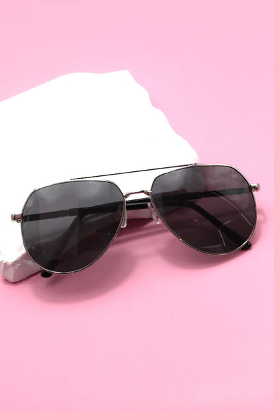 DOUBLE BRIDGE SUNGLASSES AVIATOR SET | 40SG814