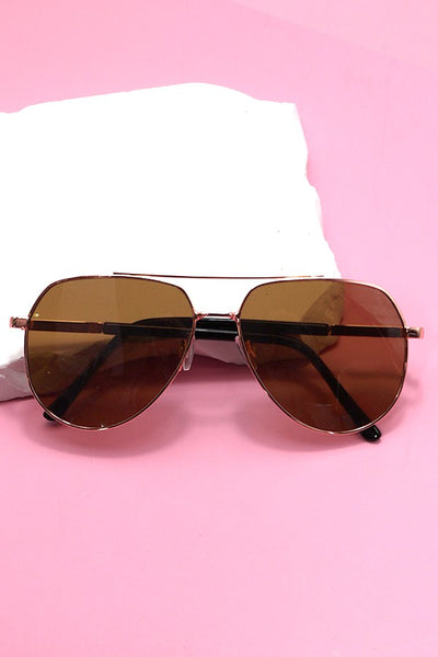 DOUBLE BRIDGE SUNGLASSES AVIATOR SET | 40SG814