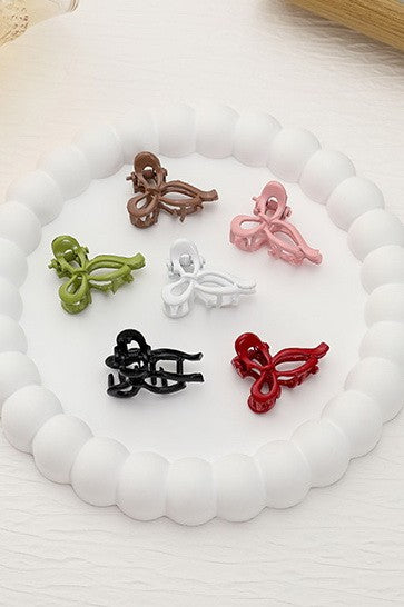 MINI BOW HAIR CLAW CLIPS | 40H816