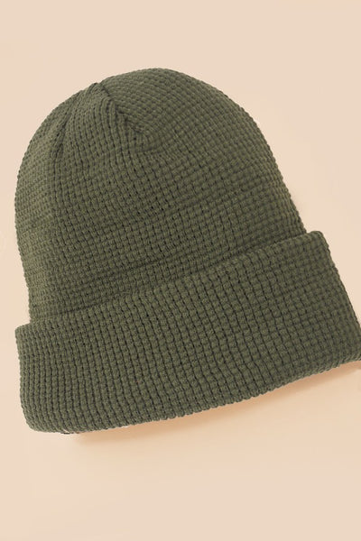 SOFT RIBBED KNIT BEANIES HAT | 40BN913