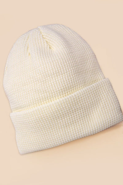 SOFT RIBBED KNIT BEANIES HAT | 40BN913