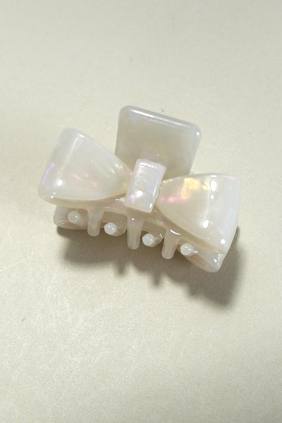 CELLULOSE BOW HAIR CLAW CLIPS | 40H850