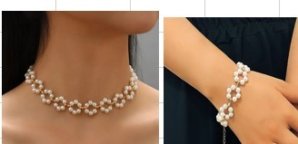 CLASSIC FLOWER PEARL BRACELET | 40B114