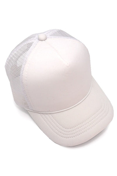 TRUCKER HAT FOAM FRONT MESH BACK HAT CAP | 40HW725