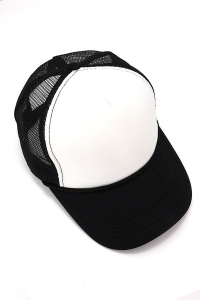 TRUCKER HAT FOAM FRONT MESH BACK HAT CAP | 40HW725