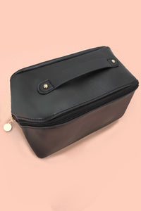 FAUX LEATHER OPEN FLAT COSMETIC BAGS | 40P533