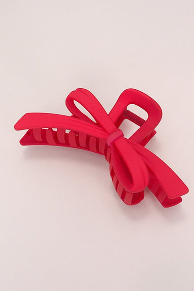 LARGE JUMBO BOW RIBBON HAIR CLAW CLIPS | 40H819