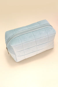 VELVET COSMETIC MAKEUP POUCH BAG | 40P536