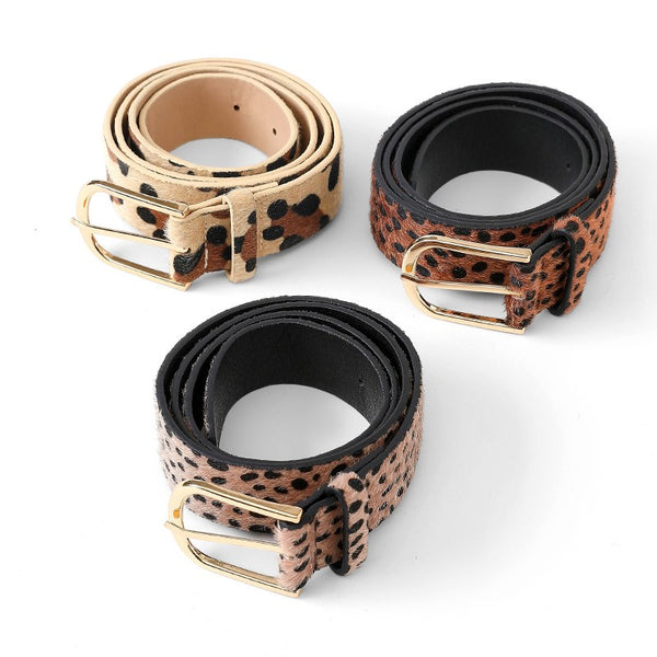 Faux Leather Leopard Belt | 40BT665