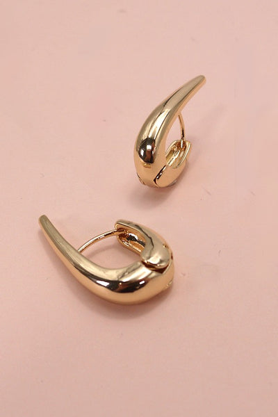 U CLUTCH HOOP HUGGIE EARRINGS | 31E24900