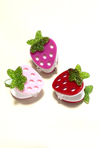 MINI STRAWBERRY HAIR CLAW CLIPS | 40H832