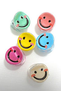 MINI SMILEY SET OF 6 HAIR CLAW CLIPS | 40H837