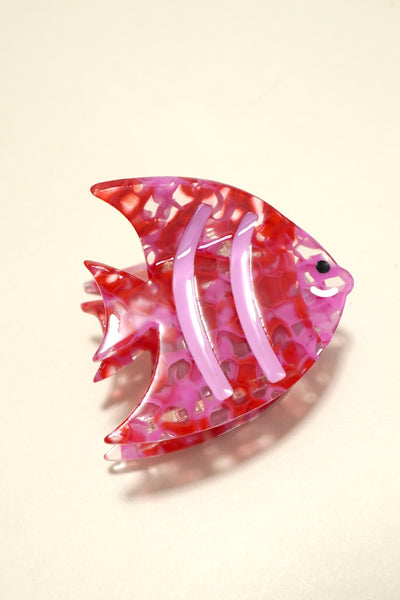 CELLULOSE VIBRANT OCEAN SEA FISH HAIR CLAW CLIPS | 40H839