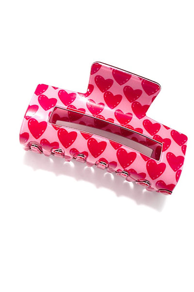 VALENTINE'S  DAY GIFT  HEART HAIR CLAW CLIPS | 40H840