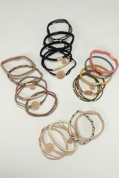 BOHO DUAL FUNCTION KNOT BRACELET HAIR TIES | 40BH100