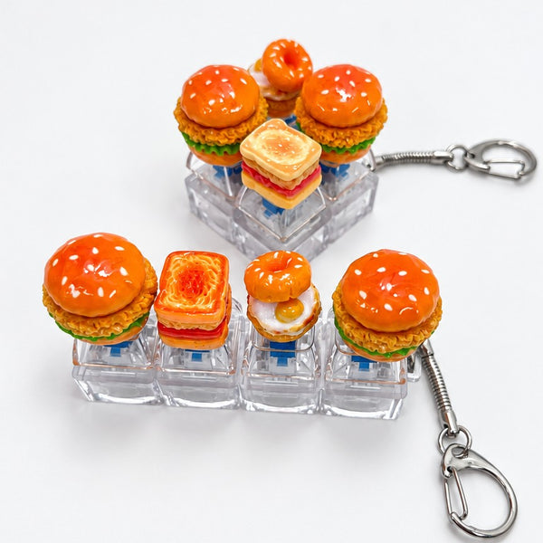 Mini Fast Food Fidget Keyring Bag Charm | 40KC206